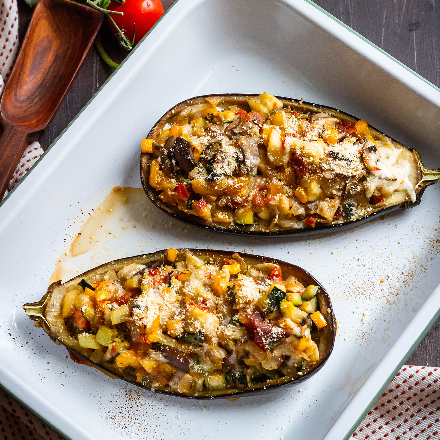 vegetarian stuffed eggplant recipes